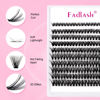 Picture of DIY Lash Extensions Kit, Lash Clusters Individual, Lash Bond and Seal, Clusters Lash Glue Remover and Eyelash Tweezers for Eyelash Extensions Beginners (40D-0.07D, 8-16mm, Kit)