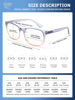 Picture of CCVOO 5 Pack Reading Glasses Blue Light Blocking, Filter UV Ray/Glare Computer Readers Fashion Nerd Eyeglasses Women/Men (B3 Mix, 5.0