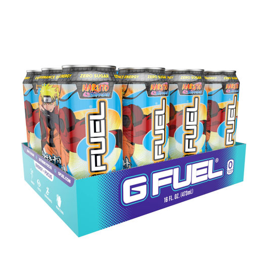 Picture of G Fuel Sugar Free Plant Based Ingredients - Sage Mode 16oz, 12-Pack - Vitamin Fortified Elite Game Changing Energy