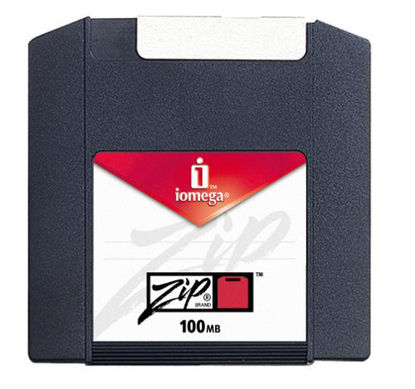 Picture of Iomega Zip 100MB Cartridge (PC Formatted, 3-Pack) (Discontinued by Manufacturer)