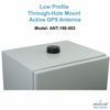 Picture of Proxicast Active/Passive GPS Antenna - Through Hole Screw Mount Puck Style with Right Angle SMA Connector on 20 inch Coax Lead - 28 dB LNA (ANT-190-003)