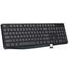 Picture of Lovaky MK98 Wireless Keyboard, 2.4G Ergonomic Wireless Computer Keyboard, Enlarged Indicator Light, Full Size PC Keyboard with Numeric Keypad for Laptop, Desktop, Surface, Chromebook, Notebook, Black