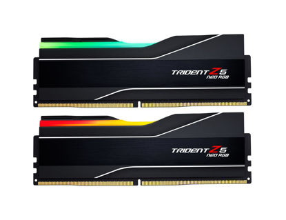 Picture of G.Skill Trident Z5 NEO RGB Series (AMD Expo) 32GB (2 x 16GB) 288-Pin SDRAM DDR5 6000 CL30-38-38-96 1.35V Dual Channel Desktop Memory F5-6000J3038F16GX2-TZ5NR (Matte Black)