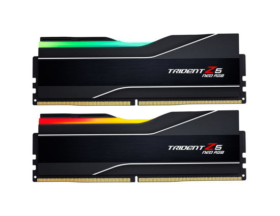 Picture of G.Skill Trident Z5 NEO RGB Series (AMD Expo) 32GB (2 x 16GB) 288-Pin SDRAM DDR5 6000 CL30-38-38-96 1.35V Dual Channel Desktop Memory F5-6000J3038F16GX2-TZ5NR (Matte Black)