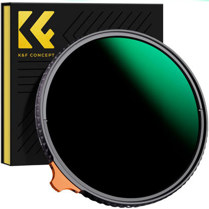 Picture of K&F Concept 72mm Variable ND Lens Filter ND3-ND1000 (1.5-10 Stops) Putter Adjustable HD Neutral Density Filter with 28 Multi-Layer Coatings for Camera Lens (Nano-X Series)