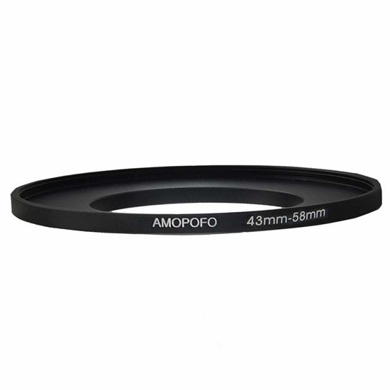 Picture of 43mm Lens to 58mm Camera Filter Ring Compatible with for All Brands 43mm Lens and 58mm UV,ND,CPL Camera Filter Accessories