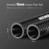 Picture of NEEWER 15mm Carbon Fiber Extension Rods 15.7"/40cm Compatible with SmallRig Compatible with Tilta 15mm Rod Rail Support System, DSLR Shoulder Rig, Camera Stabilizer Cage, Matte Box, Base Plate, SR003