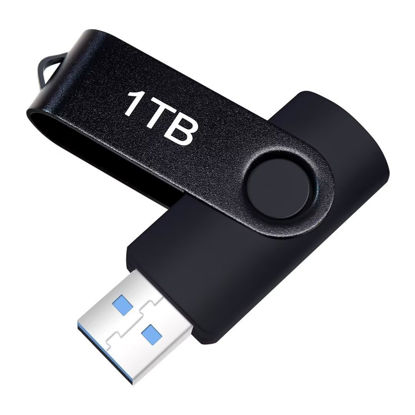 Picture of USB Flash Drive 1TB, Ultra Large Capacity USB Drive 1TB, High Speed Memory Stick 1TB for Computer, USB Large Storage Flash Drive 1TB, 1 Terabyte Portable Thumb Drive: Jump Drive 1000GB with Keychain