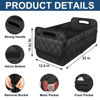 Picture of Deosk Car Trunk Organzier for suv,Car Organziers and Storage with 6 Big Pocket,Car Accessories for Women/Men 50L Waterproof Polyester Trunk Organzier for Car/SUV/Minivan/Truck(Medium, Black)