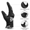 Picture of INBIKE Breathable Mesh Motorcycle Gloves Touchscreen with TPR Palm Pad Hard Knuckles Black White XX-Large