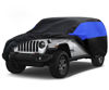 Picture of GUNHYI Jeep Wrangler Car Cover Waterproof All Weather, Full Exterior Cover Outdoor Snow Sun Uv Protection Compatible for Jeep Wrangler 2 Door YJ, TJ, JK, JL