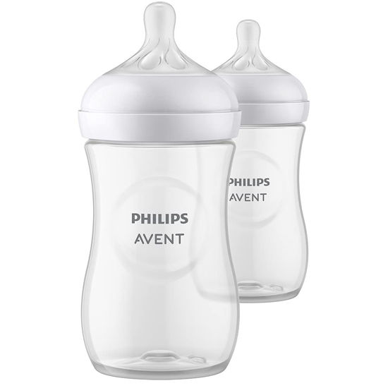Philips Avent Anti-Colic Baby Bottles, 9oz, 2pk, Clear