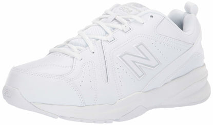 Picture of New Balance Men's 608 V5 Casual Comfort Cross Trainer, White/White, 13 Wide