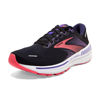 Picture of Brooks Women's Adrenaline GTS 22 Supportive Running Shoe - Black/Purple/Coral - 8.5 Medium