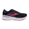 Picture of Brooks Women's Adrenaline GTS 22 Supportive Running Shoe - Black/Purple/Coral - 8.5 Medium