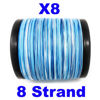 Picture of Reaction Tackle Braided Fishing Line - 8 Strand Blue Camo 65LB 1000yd