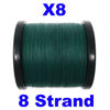 Picture of Reaction Tackle Braided Fishing Line - 8 Strand Moss Green 50LB 1000yd