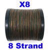 Picture of Reaction Tackle Braided Fishing Line - 8 Strand Green Camo 65LB 1500yd