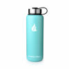 Picture of HYDRO CELL Stainless Steel Insulated Water Bottle with Straw - For Cold & Hot Drinks - Metal Vacuum Flask with Screw Cap and Modern Leakproof Sport Thermos for Kids & Adults (Teal 40oz)