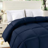 Picture of Utopia Bedding Comforter Duvet Insert - Quilted Comforter with Corner Tabs - Box Stitched Down Alternative Comforter (King, Navy)