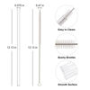 Picture of Replacement Straw Compatible with Stanley 40 oz 30 oz Cup Tumbler, 6 Pack Reusable Straw with Cleaning Brush, Plastic, Clear