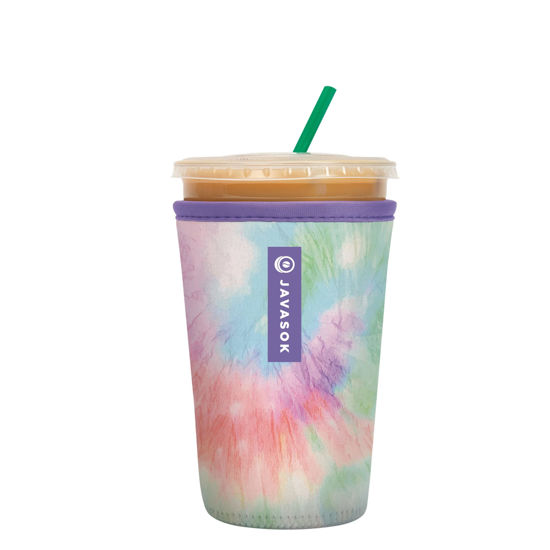 Picture of Sok It Java Sok Iced Coffee & Cold Soda Insulated Neoprene Cup Sleeve (Daydreaming, Medium: 24-28oz)