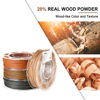 Picture of AMOLEN Wood Filament Bundle,Walnut,Bamboo Wood,Red Wood,Black Wood,3D Printer Filament,PLA Filament 1.75mm,200g/Spool