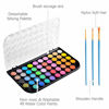 Picture of Upgraded 48 Colors Watercolor Paint, Washable Watercolor Paint Set with 3 Paint Brushes and Palette, Non-toxic Water Color Paints Sets for Kids, Adults, Beginners and Artists, Make Your Painting Talk