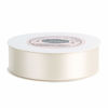 Picture of VATIN 1 inch Ivory/Antique White/Beige Double Faced Polyester Satin Ribbon -Continuous 25 Yard Spool, Perfect for Wedding, Wreath, Baby Shower,Packing and Other Projects