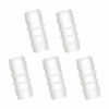 Picture of Quickun Plastic Hose Barb Fitting, 3/4" x 3/4" Barbed Splicer Mender Joint Adapter Union Fitting ( Pack of 5 )