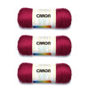 Picture of Caron Simply Soft Fuchsia Yarn - 3 Pack of 170g/6oz - Acrylic - 4 Medium (Worsted) - 315 Yards - Knitting/Crochet