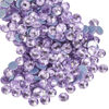 Picture of Beadsland Hotfix Rhinestones, 2880pcs Flatback Crystal Rhinestones for Crafts Clothes DIY Decorations,Violet, SS10, 2.7-2.9mm