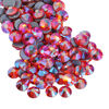 Picture of BEADSLAND Hotfix Rhinestones, 1440pcs Flatback Crystal Rhinestones for Crafts Clothes DIY Decorations, Hyacinth AB, SS12, 3.0-3.2mm