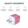 Picture of USB Wall Charger, Charger Block, AILKIN 2.1A Multiport Fast Charge Power Brick Cube for iPad, iPhone, iPod, Samsung Galaxy, Motorola, Moto, PS5, Huawei, HTC, LG, Nokia, USB A Charging Box, AC Adapter