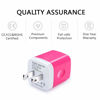 Picture of Charger Plug, USB Wall Charger, Ailkin USB Charging Block Base Box Cube Outlet Power Adapter for LG, Samsung Galaxy, Kindle, Moto, Huawei, HTC, ZTE, Xiaomi, iPhone, Fast Charging USB Charger Brick