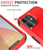 Picture of Diverbox for iPhone 11 Case [Shockproof] [Dropproof] [Tempered Glass Screen Protector + Camera Lens Protector],Heavy Duty Protection Phone Case Cover for Apple iPhone 11 (Red)