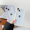 Picture of Caseative Cute Curly Wave Frame Shape Shockproof Soft Compatible with iPhone Case (White,iPhone 11)