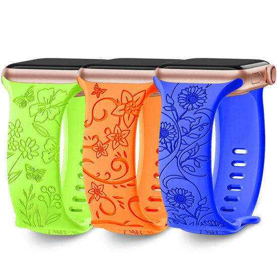 Butterflies and Wildflowers Apple Watch Band