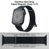 Picture of EPULY Compatible with Apple Watch Band 42mm 44mm 45mm 49mm 38mm 40mm 41mm,Stainless Steel Mesh Loop Magnetic Clasp for iWatch Bands Ultra Series 8 SE 7 6 5 4 3 2 1 Women Men-49mm/45mm/44mm/42mm Midnight