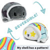 Picture of TeeTurtle - The Original Reversible Turtle Plushie - Rainbows - Cute Sensory Fidget Stuffed Animals That Show Your Mood