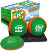 Picture of Activ Life Skip Ball, 2 Pack (Green, Orange), Water Skipping Ball, Skip Balls for Swimming Pools, Pool Ball and Pool Toy for Kids, Easter Basket Stuffer Gift for Kids