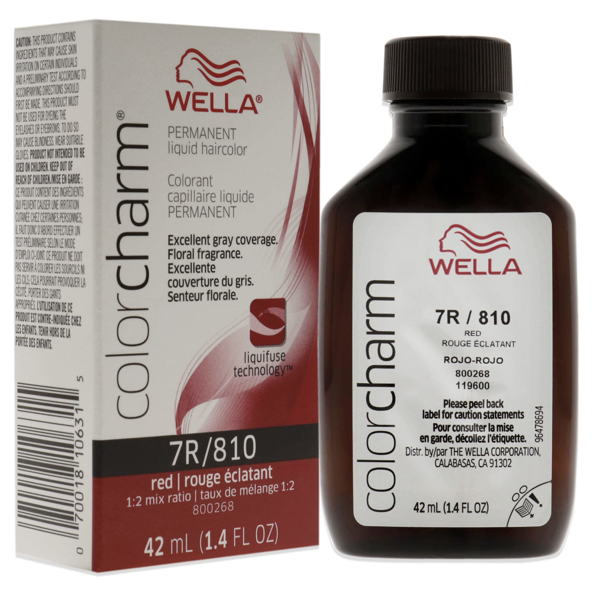 GetUSCart- WELLA Color Charm Permanent Liquid Hair Color for Gray ...