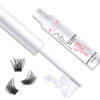 Picture of Cluster Lash Glue, Clear Individual Lash Glue for DIY Eyelash Extension Lash Bond Lash Clusters Glue Mascara Wand Super Strong Hold 48 Hours Waterproof Latexfree (5ml, Clear)