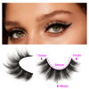 Picture of 14 Pairs Wispy Mink Lashes Fluffy Eye Lashes Natural Look 5D Volume 16mm Fake Eyelashes Pack by TNFVLONEINS