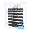 Picture of Lash Clusters 84 Pcs Cluster Lashes Eyelash Clusters DIY Cluster Eyelash Extensions Individual Lashes that Look Like Eyelash Extensions Natural Look Thin Band & Soft (Cirrus,C-16)