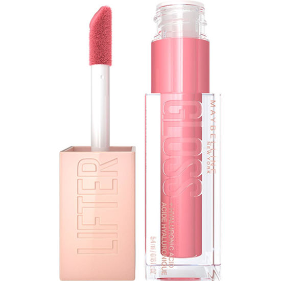 Picture of MAYBELLINE New York Lifter Gloss Hydrating Lip Gloss with Hyaluronic Acid, Gummy Bear, Sheer Light Pink, 1 Count