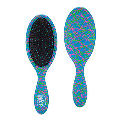 Picture of Wet Brush Original Detangling Brush, Blue (Night Vision) - Detangler Brush with Soft & Flexible Bristles - Detangling Brush for Curly Hair - Tangle-Free Brush for Straight, Thick, & Wavy Hair