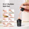 Picture of Beetles Gel Nail Polish Jelly Gel 6 Colors Builder Nail Gel 8 in 1 Strengthener Gel Sheer Peach Clear Builder Nude Pink Hard Gel Extension Base Nail Gel False Nail Tips Glue for Nail Art Design Women Gift