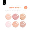 Picture of Beetles Gel Nail Polish Jelly Gel 6 Colors Builder Nail Gel 8 in 1 Strengthener Gel Sheer Peach Clear Builder Nude Pink Hard Gel Extension Base Nail Gel False Nail Tips Glue for Nail Art Design Women Gift