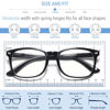 Picture of CCVOO 5 Pack Reading Glasses Blue Light Blocking, Filter UV Ray/Glare Computer Readers Fashion Nerd Eyeglasses Women/Men (*C1 Mix, 1.25)